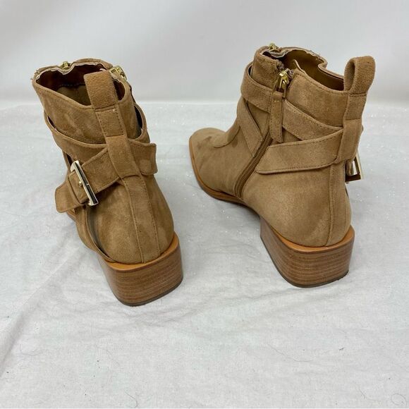 Paolo Suede Heeled Ankle Boots- Size 7.5 - Picture 4 of 15